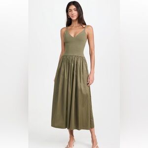 La Ligne combo knit maxi dress size small